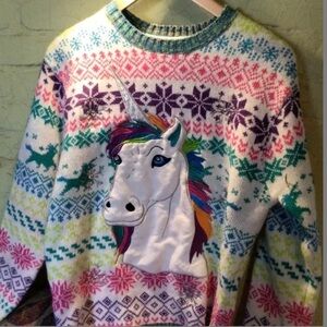 Vintage Rare Unicorn Sweater